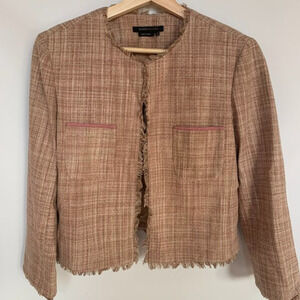 BCBGMAXAZRIA Pink‎ / Blush Blazer Jacket Size M NWT